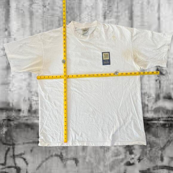 Vintage Mossimo “M3” Graphic Tee – White – Size XL - Picture 7 of 8